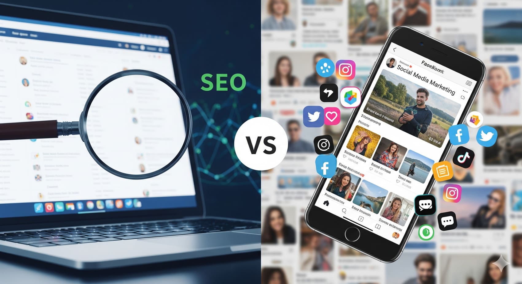 seo vs social media